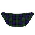 Black Watch Tartan Pattern Print Fanny Pack
