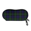 Black Watch Tartan Pattern Print Glasses Case