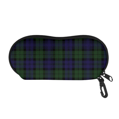 Black Watch Tartan Pattern Print Glasses Case
