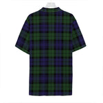 Black Watch Tartan Pattern Print Hawaiian Shirt