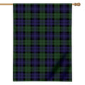 Black Watch Tartan Pattern Print House Flag