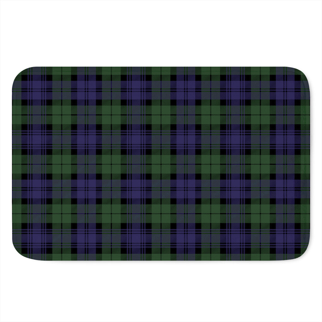 Black Watch Tartan Pattern Print Indoor Door Mat