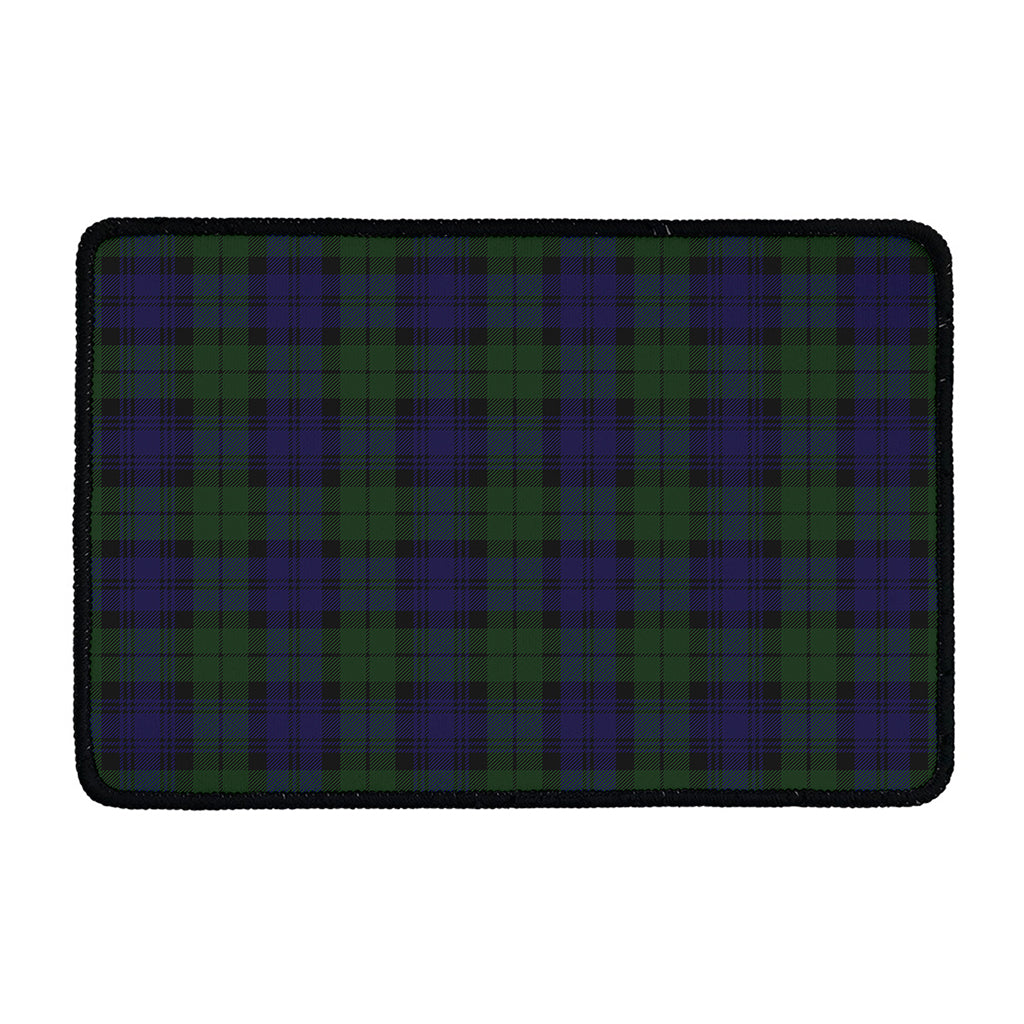 Black Watch Tartan Pattern Print Kitchen Mat