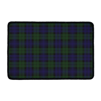 Black Watch Tartan Pattern Print Kitchen Mat