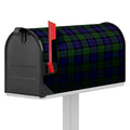 Black Watch Tartan Pattern Print Mailbox Cover