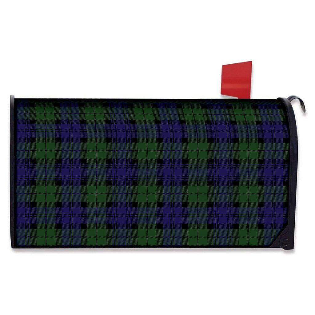 Black Watch Tartan Pattern Print Mailbox Cover