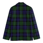Black Watch Tartan Pattern Print Men's Blazer