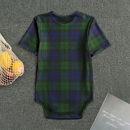 Black Watch Tartan Pattern Print Men's Bodysuit