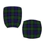 Black Watch Tartan Pattern Print Office Chair Cover