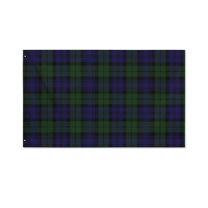 Black Watch Tartan Pattern Print Polyester Flag
