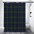 Black Watch Tartan Pattern Print Premium Shower Curtain