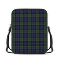 Black Watch Tartan Pattern Print Rectangular Crossbody Bag