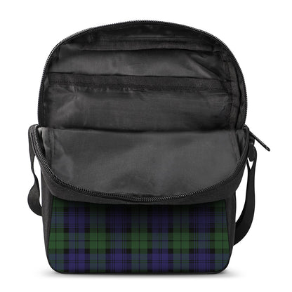Black Watch Tartan Pattern Print Rectangular Crossbody Bag