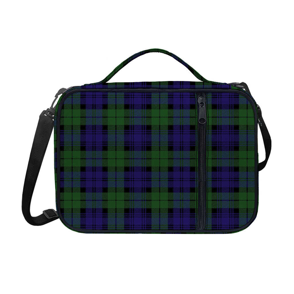Black Watch Tartan Pattern Print Shoulder Strap Bible Bag
