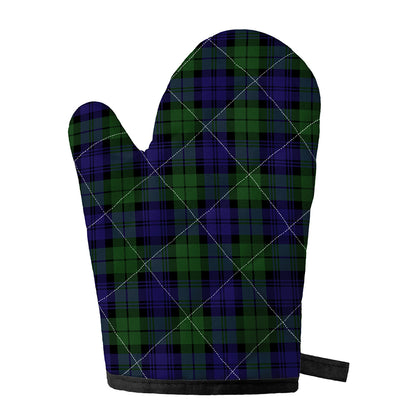 Black Watch Tartan Pattern Print Single Oven Mitt