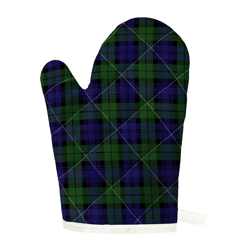 Black Watch Tartan Pattern Print Single Oven Mitt