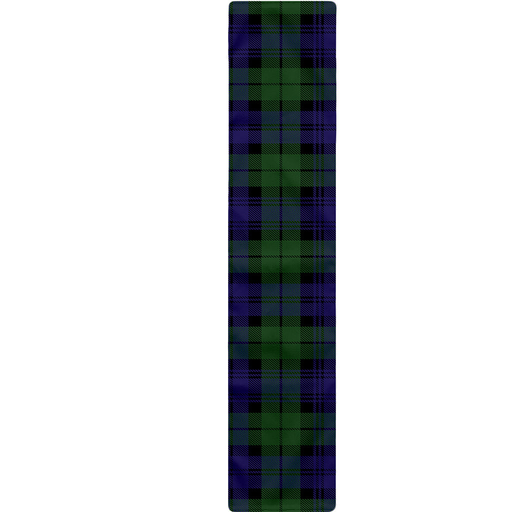 Black Watch Tartan Pattern Print Table Runner