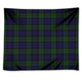 Black Watch Tartan Pattern Print Tapestry