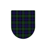 Black Watch Tartan Pattern Print Toilet Lid Cover