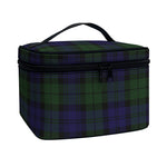 Black Watch Tartan Pattern Print Travel Makeup Bag