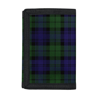 Black Watch Tartan Pattern Print Trifold Wallet