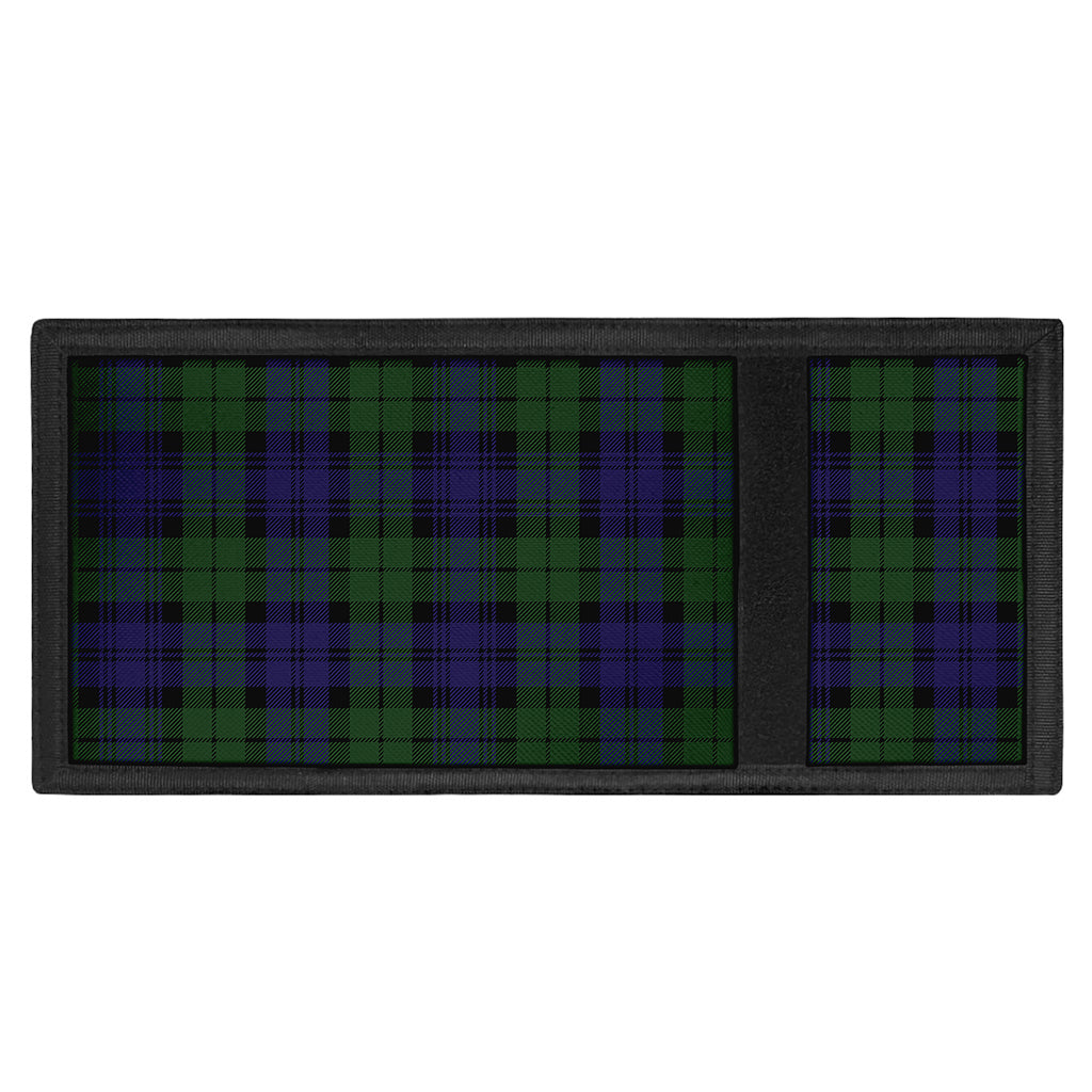 Black Watch Tartan Pattern Print Trifold Wallet