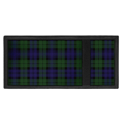 Black Watch Tartan Pattern Print Trifold Wallet