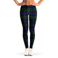 Black Watch Tartan Pattern Print Women's Leggings
