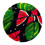 Black Watermelon Pieces Pattern Print Basketball