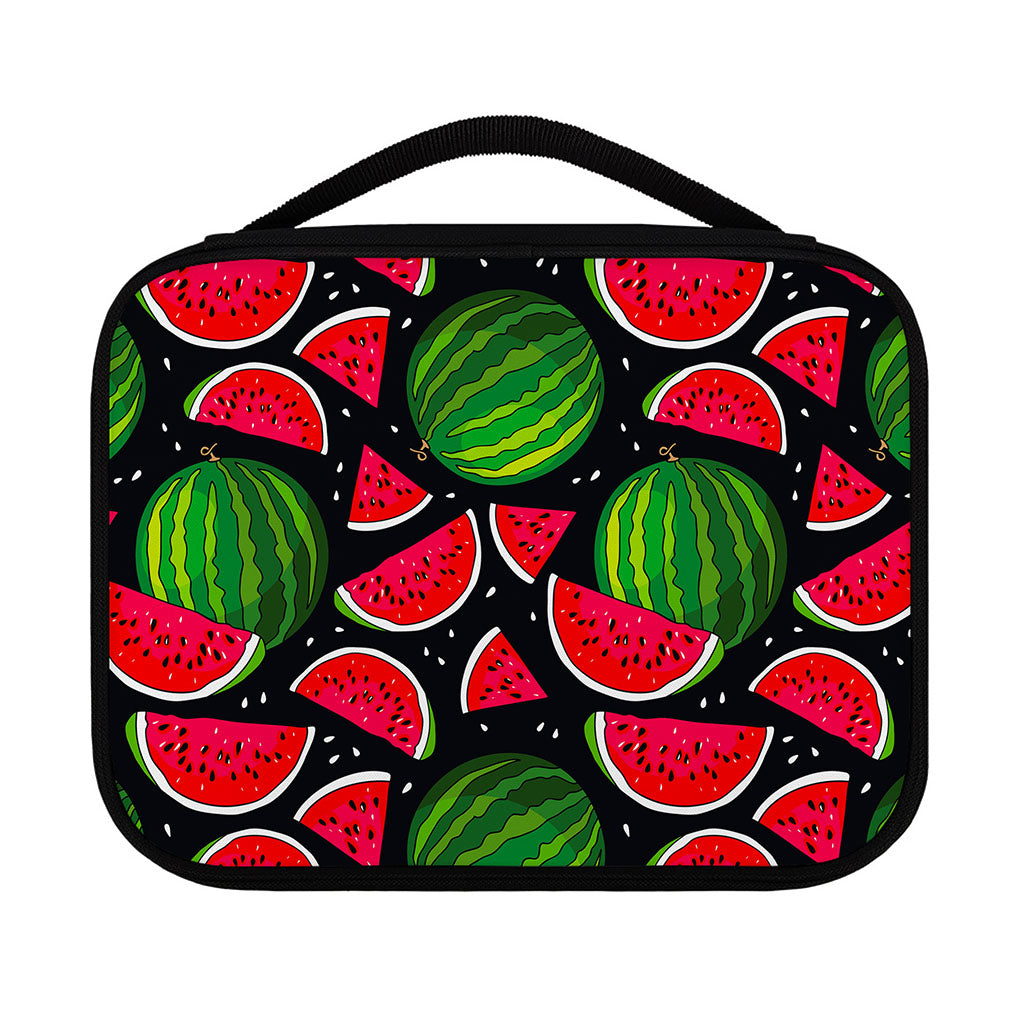 Black Watermelon Pieces Pattern Print Classic Bible Case