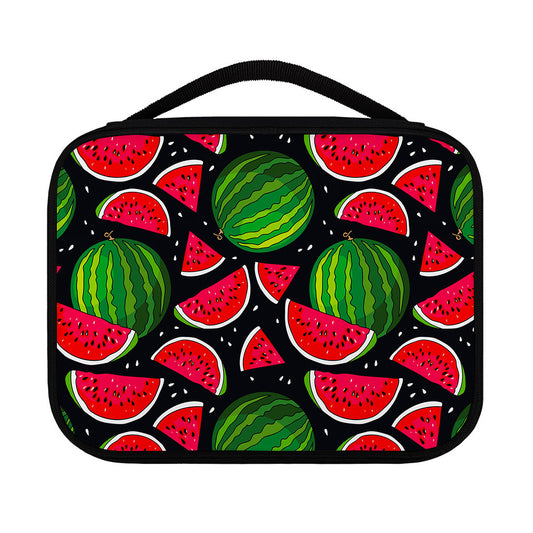 Black Watermelon Pieces Pattern Print Classic Bible Case