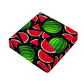 Black Watermelon Pieces Pattern Print Outdoor Seat Cushion Cover