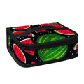 Black Watermelon Pieces Pattern Print Small Lunch Bag