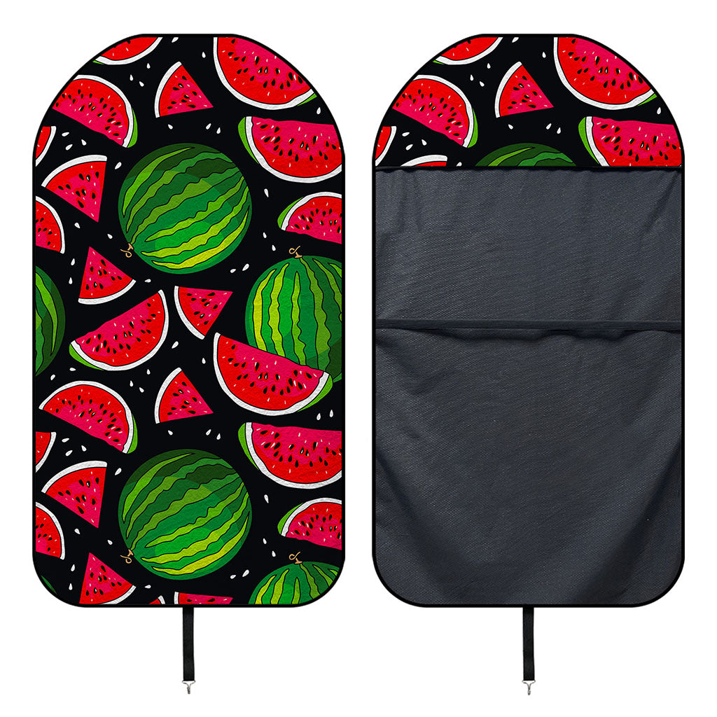 Black Watermelon Pieces Pattern Print Waterproof Car Seat Cover