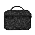 Black Western Damask Floral Print Briefcase Bible Bag