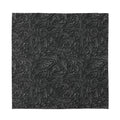 Black Western Damask Floral Print Silk Bandana