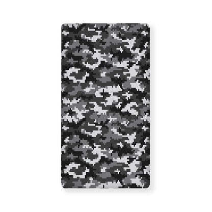 Black White And Grey Digital Camo Print Baby Crib Sheet