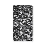 Black White And Grey Digital Camo Print Baby Crib Sheet