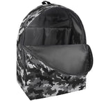 Black White And Grey Digital Camo Print Backpack