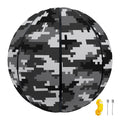 Black White And Grey Digital Camo Print Basketball