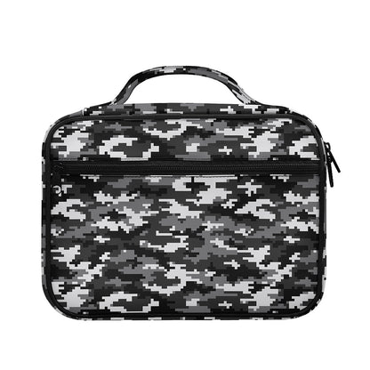 Black White And Grey Digital Camo Print Briefcase Bible Bag