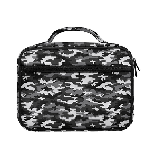 Black White And Grey Digital Camo Print Briefcase Bible Bag