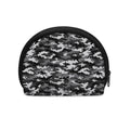 Black White And Grey Digital Camo Print Coin Purse