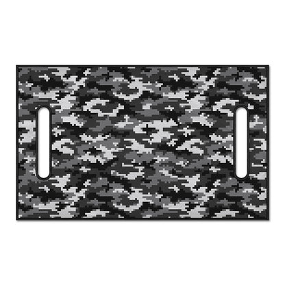 Black White And Grey Digital Camo Print Golf Cart Seat Cover