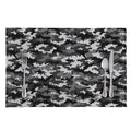 Black White And Grey Digital Camo Print Placemat