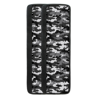 Black White And Grey Digital Camo Print Refrigerator Handle Covers