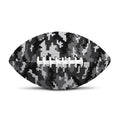 Black White And Grey Digital Camo Print Rugby Ball