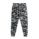 Black White And Grey Digital Camo Print Sweatpants