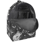 Black White Galaxy Outer Space Print Backpack