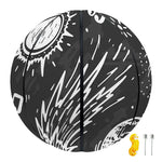 Black White Galaxy Outer Space Print Basketball